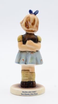 Hummel Goebel Two Hands, One Treat West Germany Porcelain Figurine TMK7 In Box - Thumbnail 7