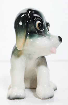 Yoko Boeki Japan Porcelain Hand Painted Basset Hound Dog Figure Vintage - Thumbnail 5