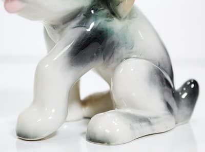 Yoko Boeki Japan Porcelain Hand Painted Basset Hound Dog Figure Vintage - Thumbnail 3