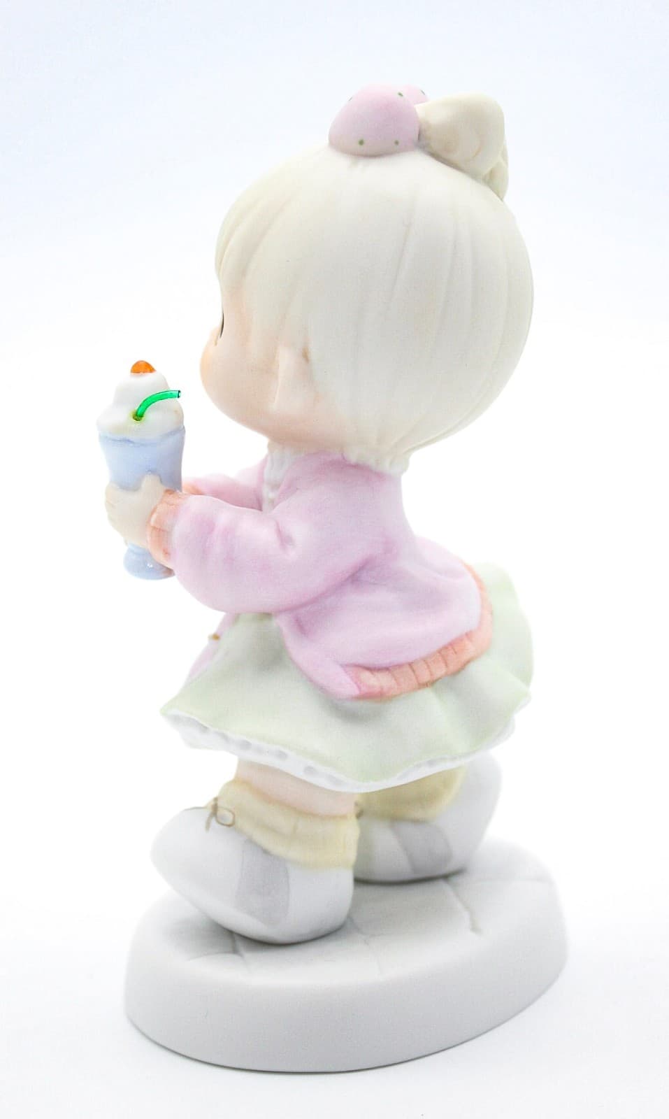 Precious Moments Our Club Is Soda-Licious Enesco Porcelain Figurine 1986 - Thumbnail 6