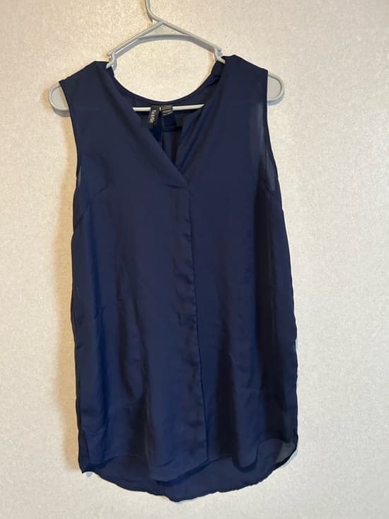Women’s Fun And Flirt Lightweight Tank Top With Wide Shoulder Light Blue Large - Thumbnail 4