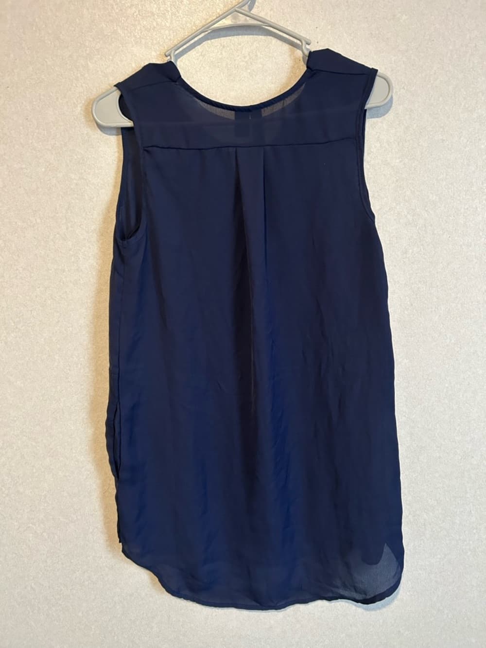 Women’s Fun And Flirt Lightweight Tank Top With Wide Shoulder Light Blue Large - Thumbnail 2