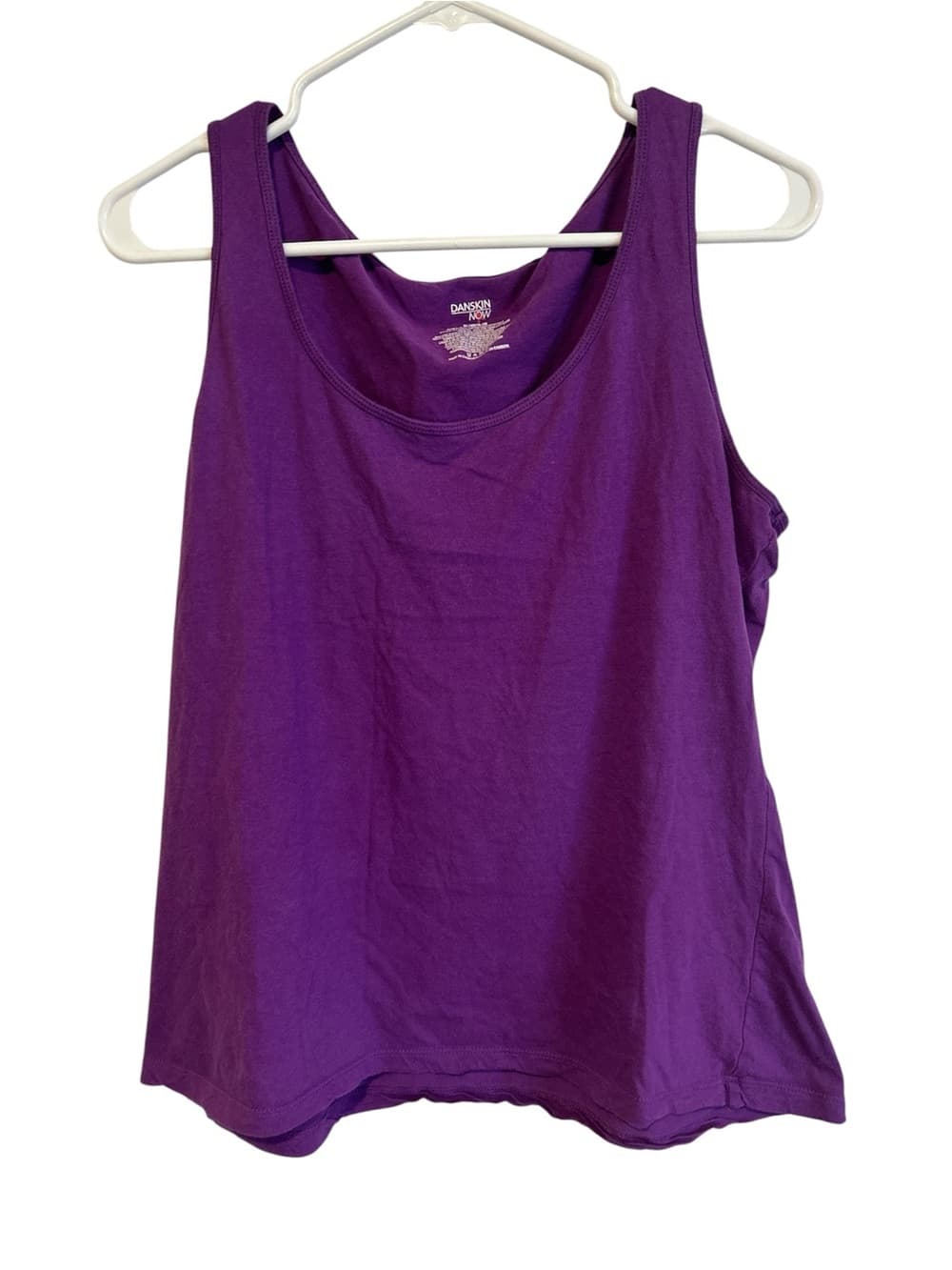 Women’s Danskin Now Purple Tank Top With Wide Straps, Size XL - Thumbnail 3