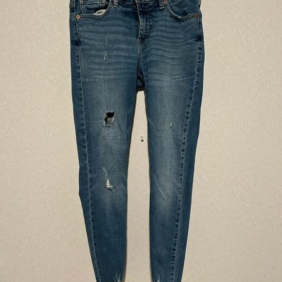 Girls Jeans Lucky Brand Straight Leg Skinny Jean Size 6/28 Ankle - Thumbnail 4
