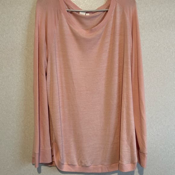 Women’s Pink Blouse, From Gap, Plus Size XXL, Made From Poly And Rayon - Thumbnail 5