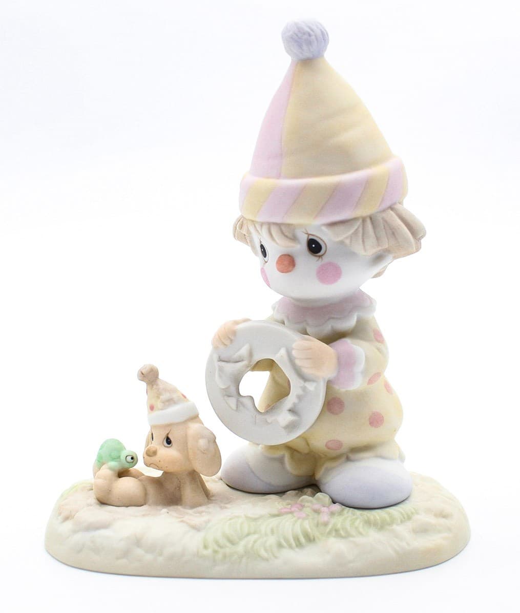 Precious Moments The Lord Will Carry You Through Enesco Porcelain Figurine 1985