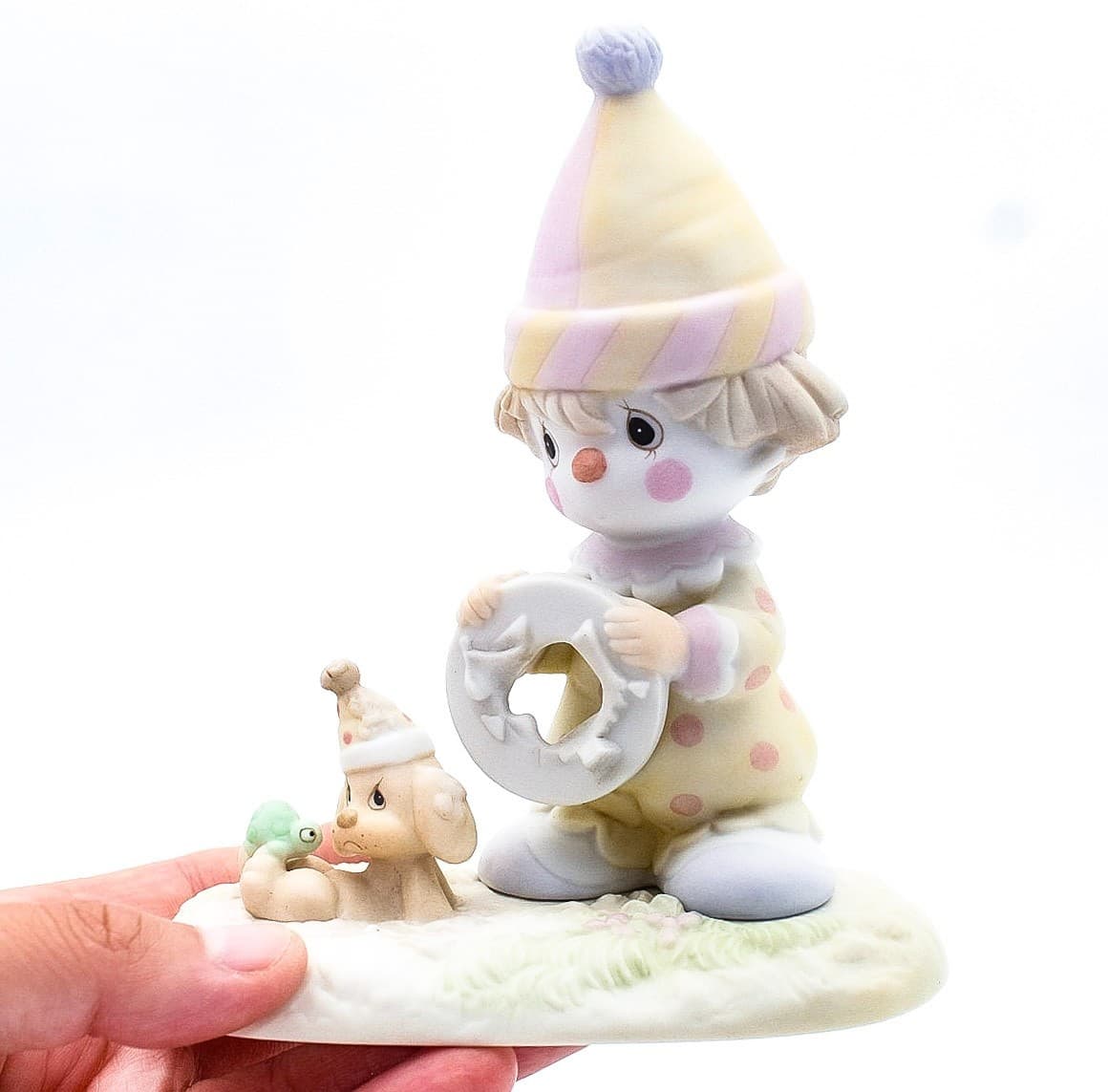 Precious Moments The Lord Will Carry You Through Enesco Porcelain Figurine 1985 - Thumbnail 2
