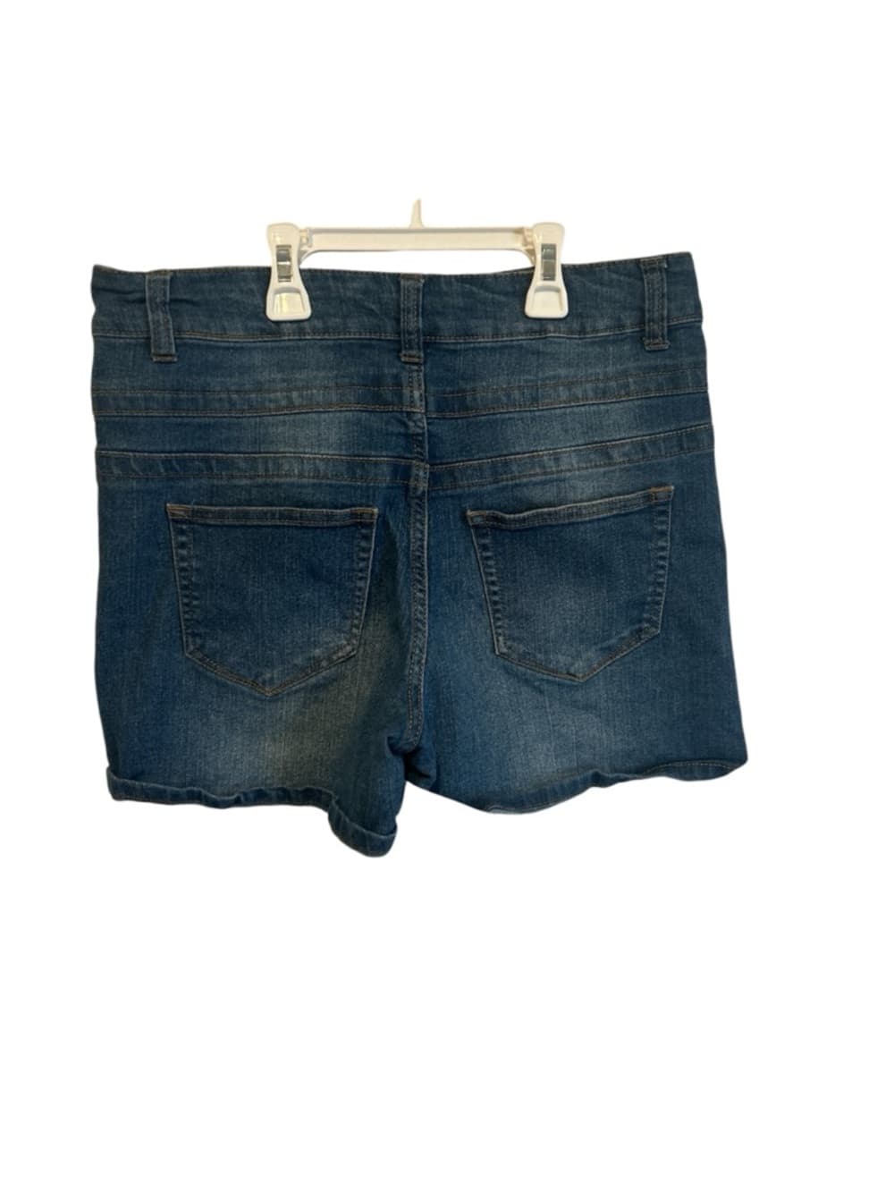 Girls Rue 21 Jean Shorts Size 9/10 Button Up Closure With Pocket Accents
