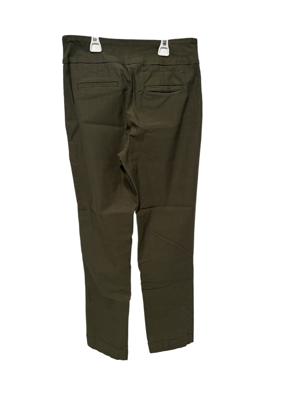 Tribal Pull On Straight Pant With Pocket Accents and Flatten It, Green, Size 8