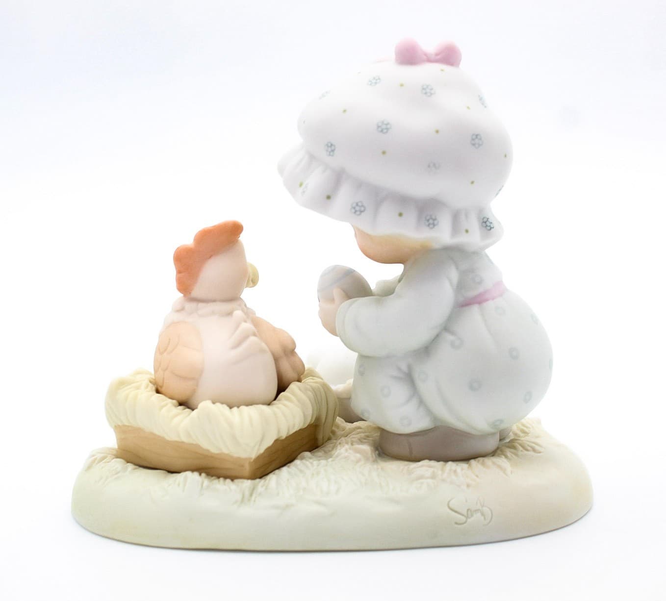 Precious Moments Eggspecially For You Enesco Porcelain Figurine 1988 - Thumbnail 6