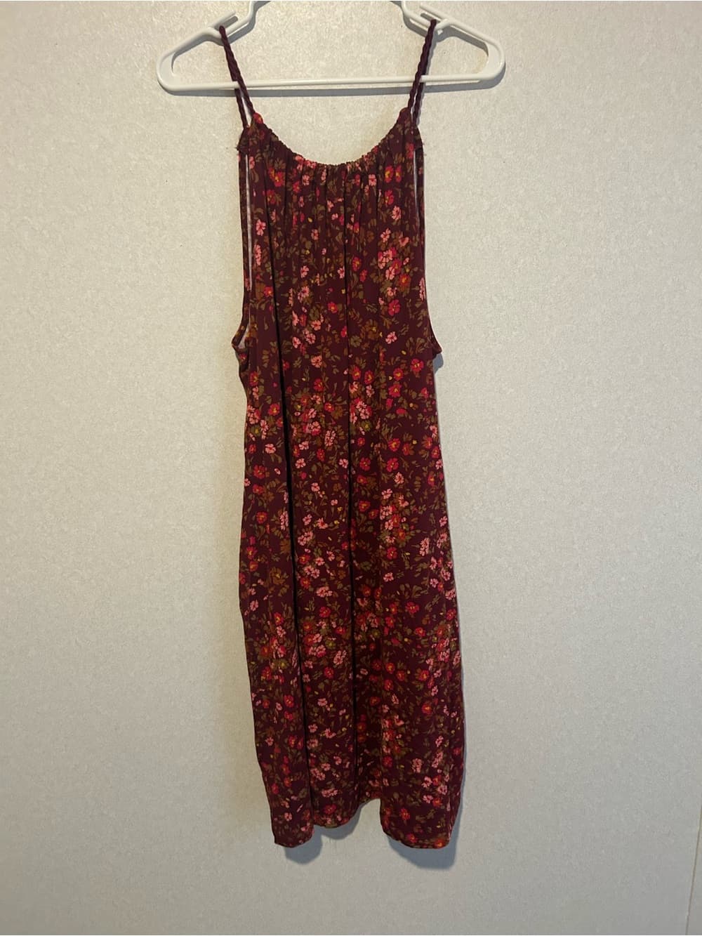 Women’s Plus Size Midi Floral Dress With Rope Accent Stripes Size XXXL (22) - Thumbnail 6