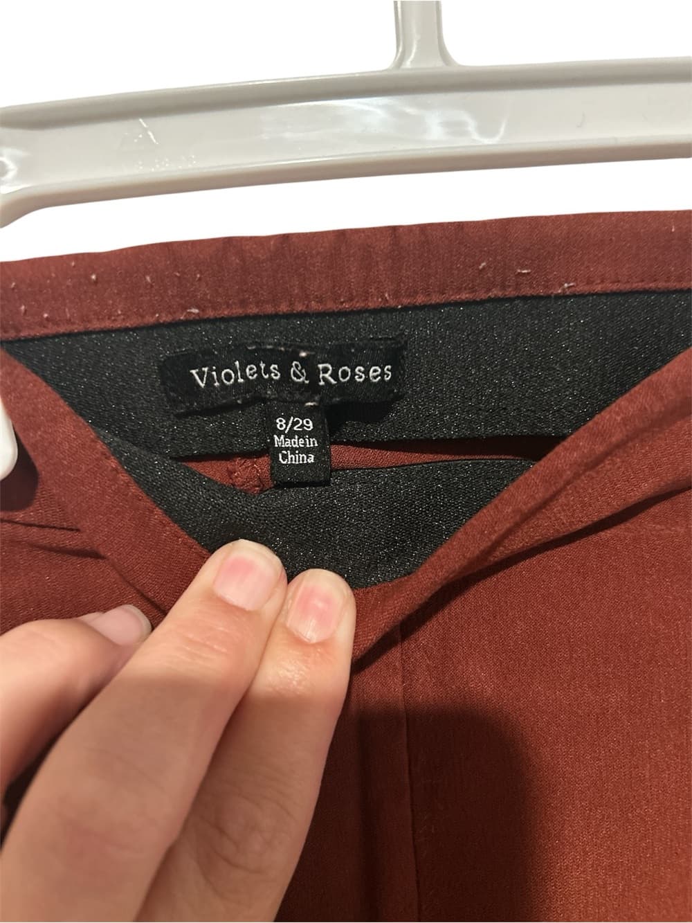 Women’s Violets And Roses Dress Pants With Pocket Accents, Size 8, Inseam 29 - Thumbnail 2