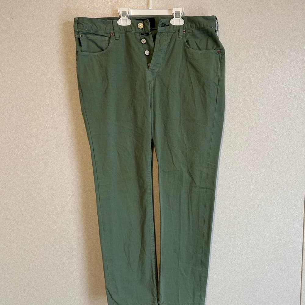 Women’s Paul Smith Button Down Jeans In Green Waist Size 32 - Thumbnail 4