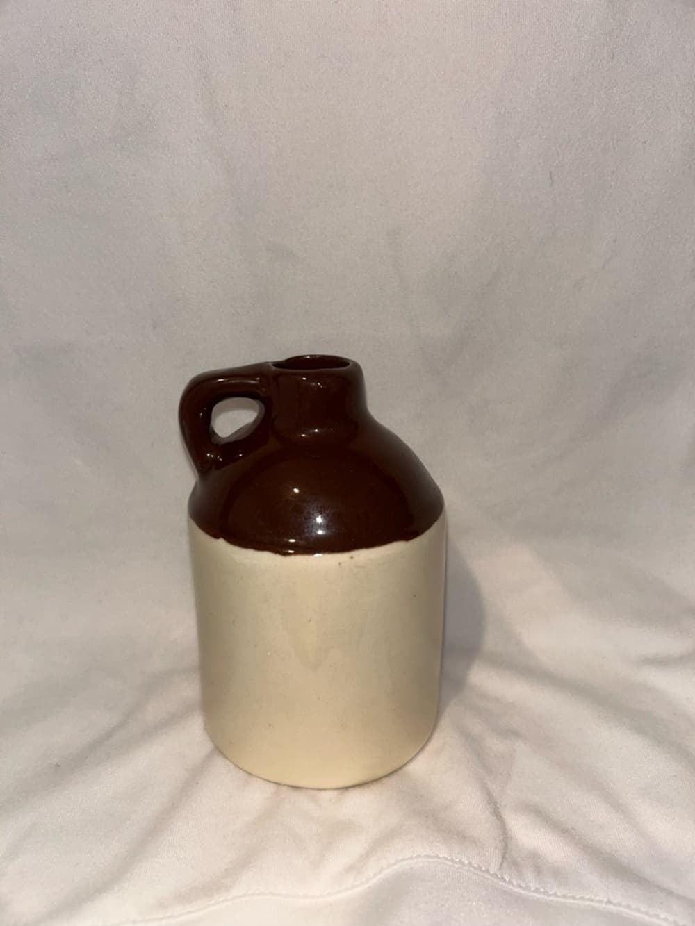 Vintage Fountain of Youth Water Jug St. Augustine Florida, Brown And Cream Color - Thumbnail 3