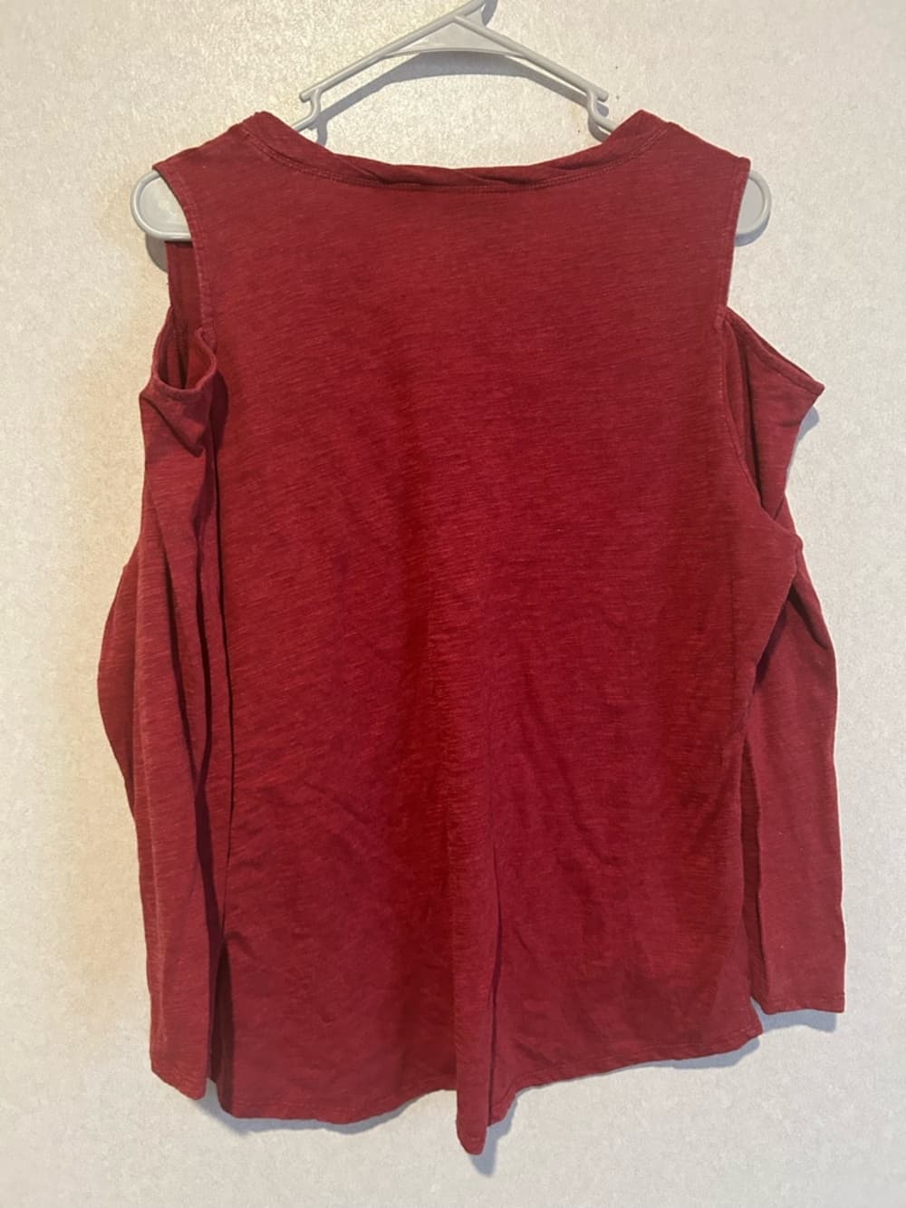Harley Davidson Embroider HD American Legend Logo Red Long Sleeve Shirt Women XL - Thumbnail 2