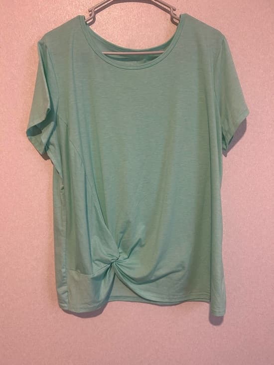 Women’s Tek Gear Drytek Short Sleeve Tee Shirt With Up Tie Front Size XL - Thumbnail 4