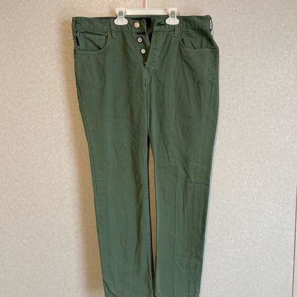 Women’s Paul Smith Button Down Jeans In Green Waist Size 32 - Thumbnail 5