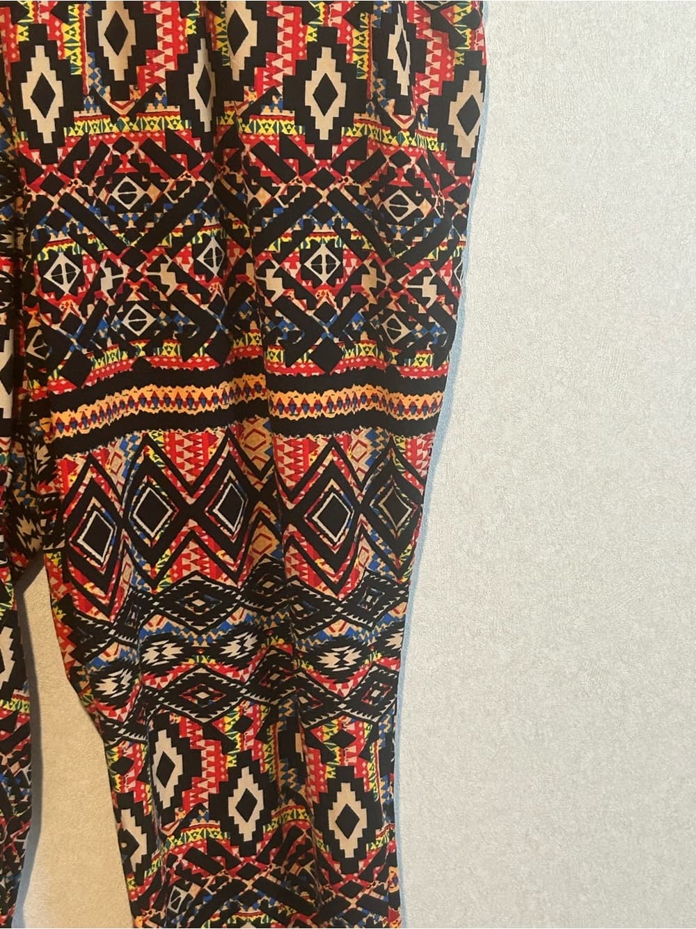 Women’s Plus Size Eye Candy Leggings With A Dark Boho Design, Size 3x