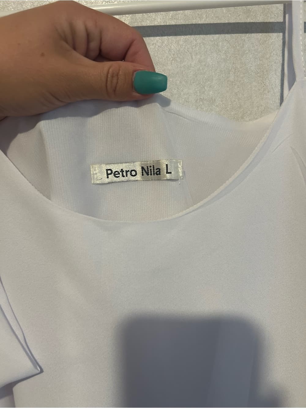 Women’s Petro Nila White Dress, Summer Or Wedding, Toole, Size Large - Thumbnail 2