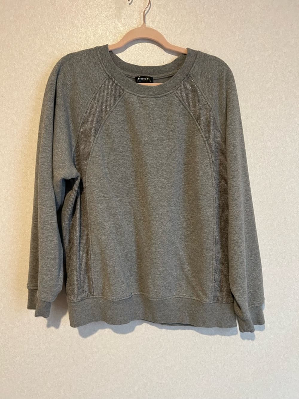 Women’s Studio Y By Maurices Grey Long Sleeve Pullover Sweater, Size XL - Thumbnail 3