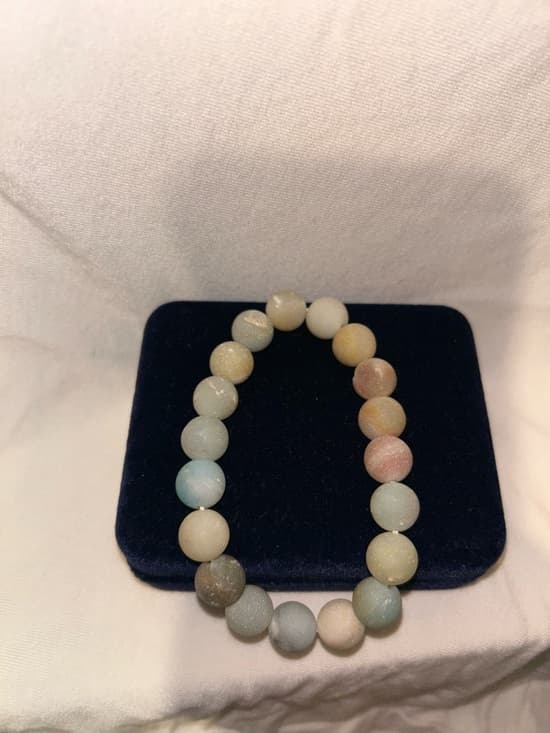 Women’s Heavy Duty Quartz Multicolor Bracelet, Round, Agate, Handmade - Thumbnail 4