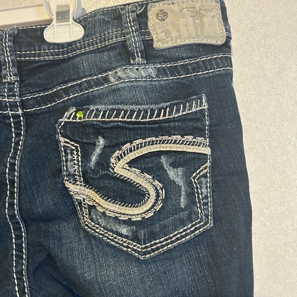 Women’s Silver Jeans, Aiko Baby Boot Size 14/L33, Brand New Without Tags - Thumbnail 2