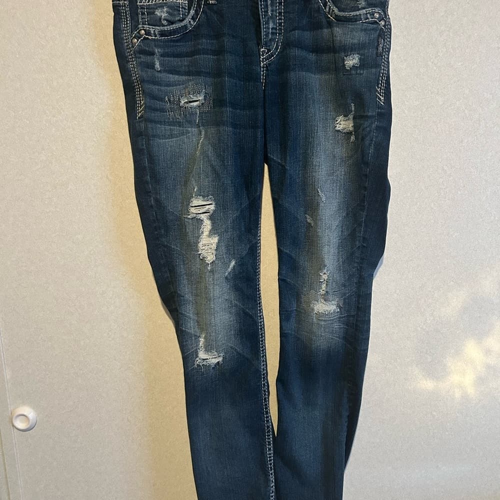 Women’s Silver Jeans, Aiko Baby Boot Size 14/L33, Brand New Without Tags - Thumbnail 4
