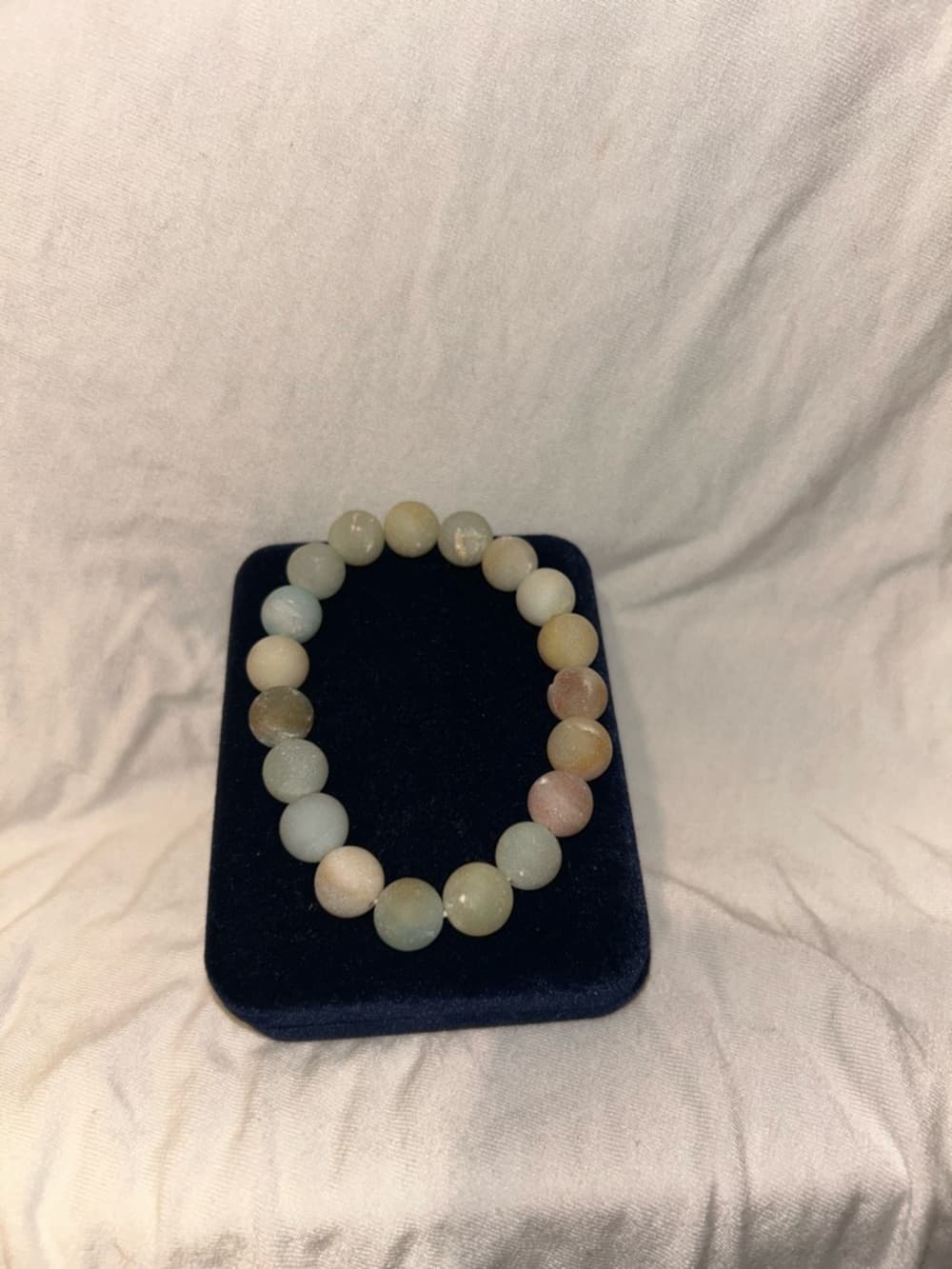 Women’s Heavy Duty Quartz Multicolor Bracelet, Round, Agate, Handmade - Thumbnail 2