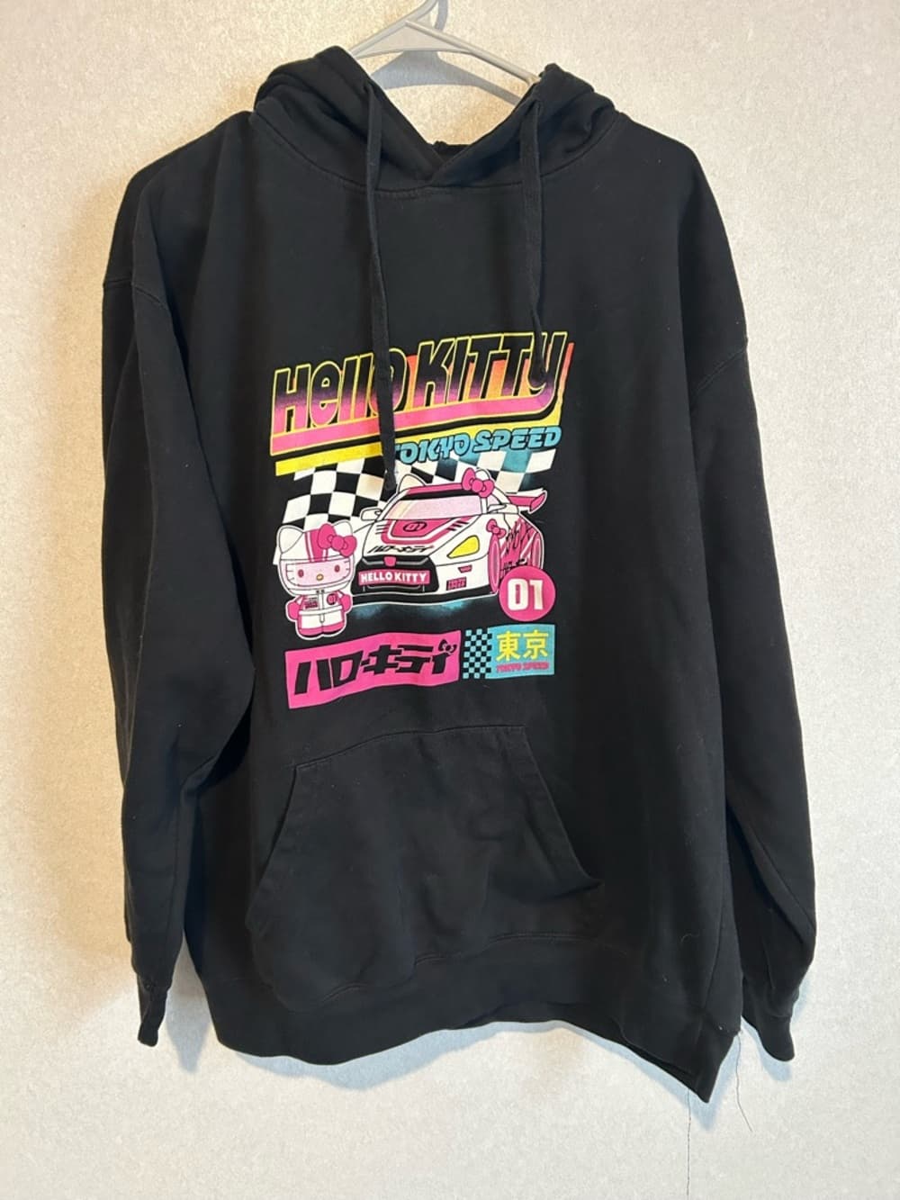 Women’s Hello Kitty And Friends Multicolor Hoodie Tokyo Speed Size XL - Thumbnail 3