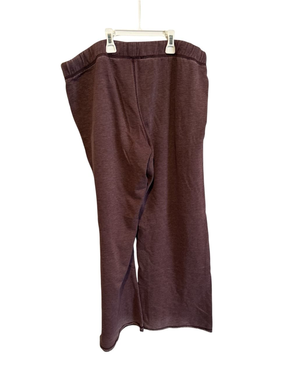Women’s Plush & Lush Purple Sweatpants With Pockets And Wide Leg, Size XL - Thumbnail 2