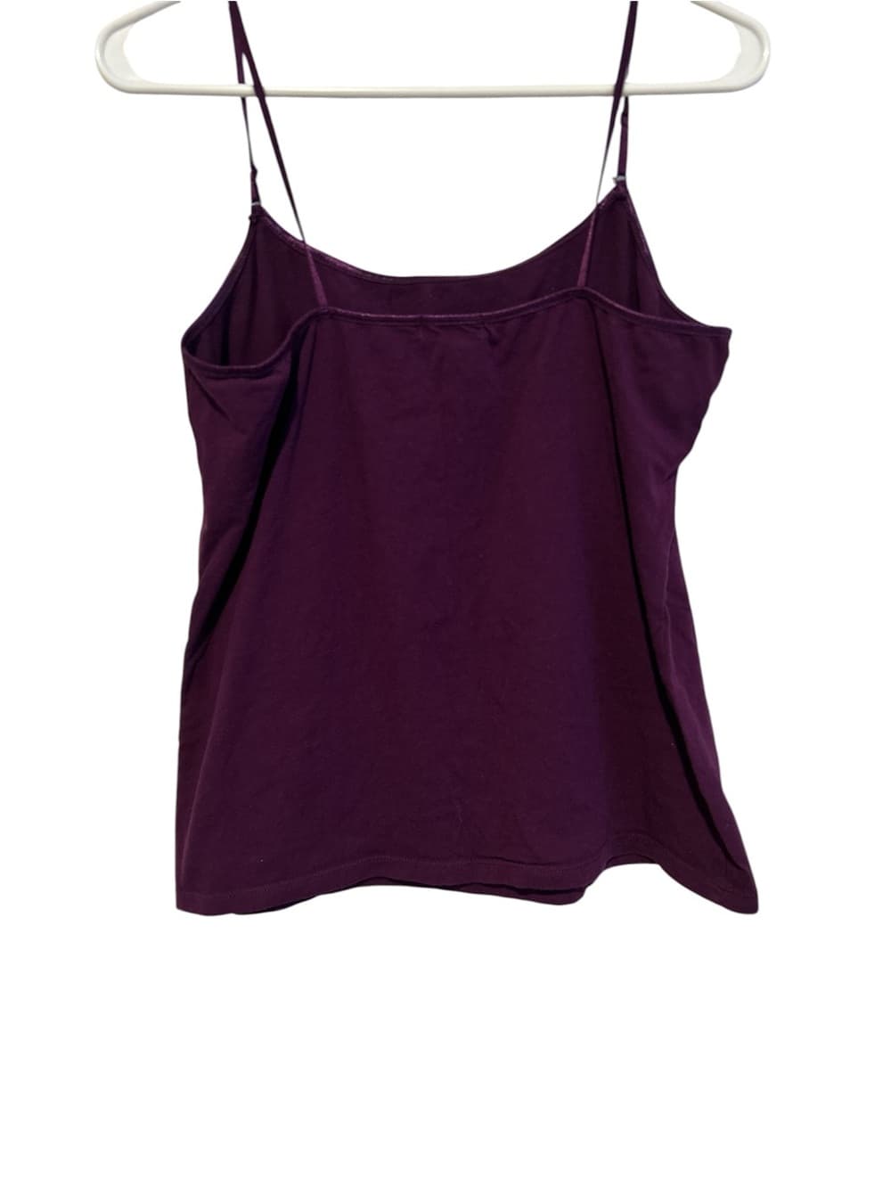 Women’s Ambiance Apparel Tank Top, Purple, With Adjustable Straps, Size 1X - Thumbnail 2