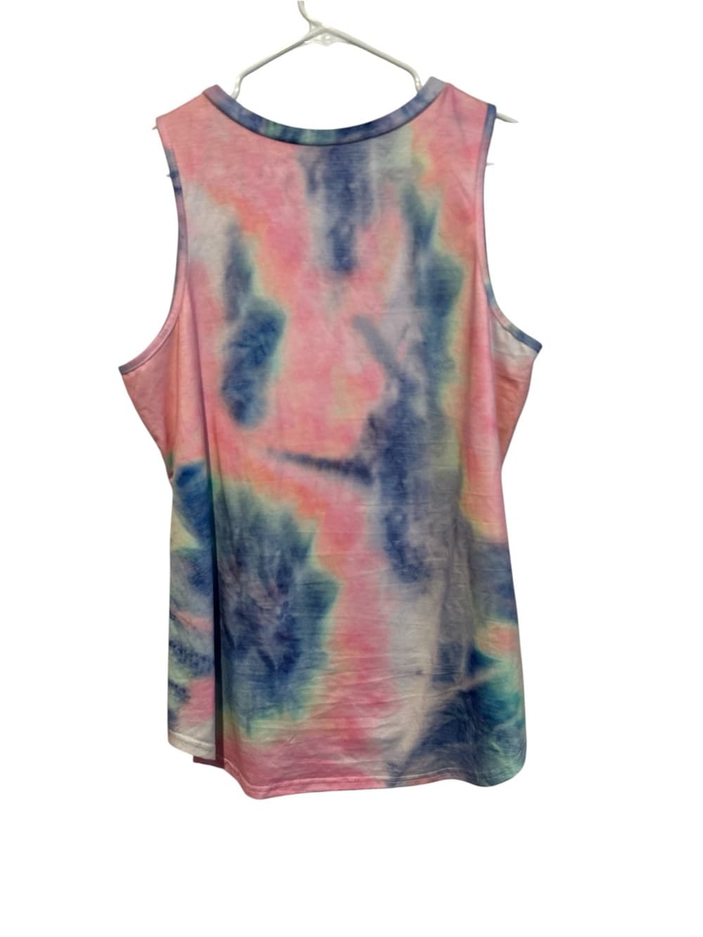 Women's Casual Tank Top XL, Tye-Dye, Stretch, Summer Wear - Thumbnail 2