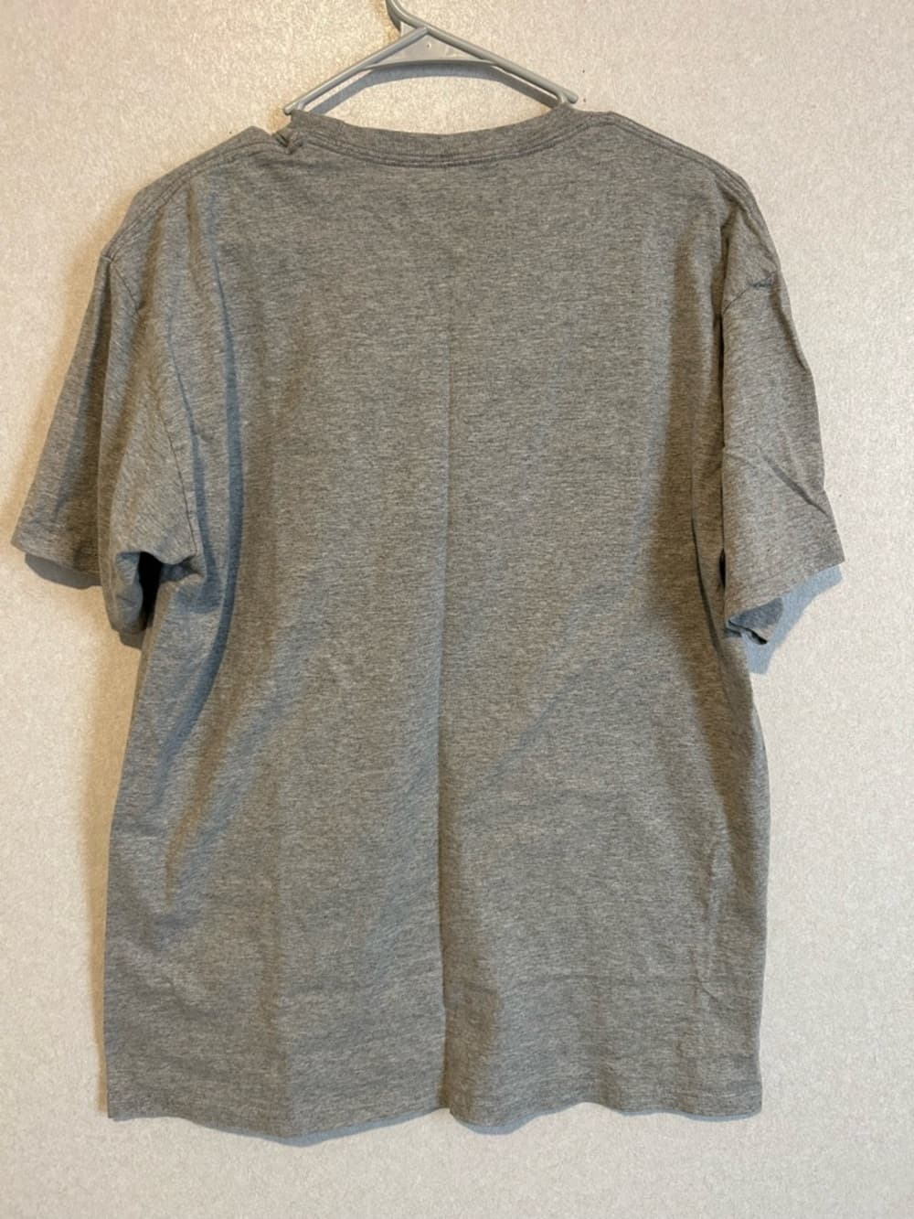 Mens Real Tree Fourth Of July Short Sleeve Tee Shirt, Gray, Size Large - Thumbnail 3