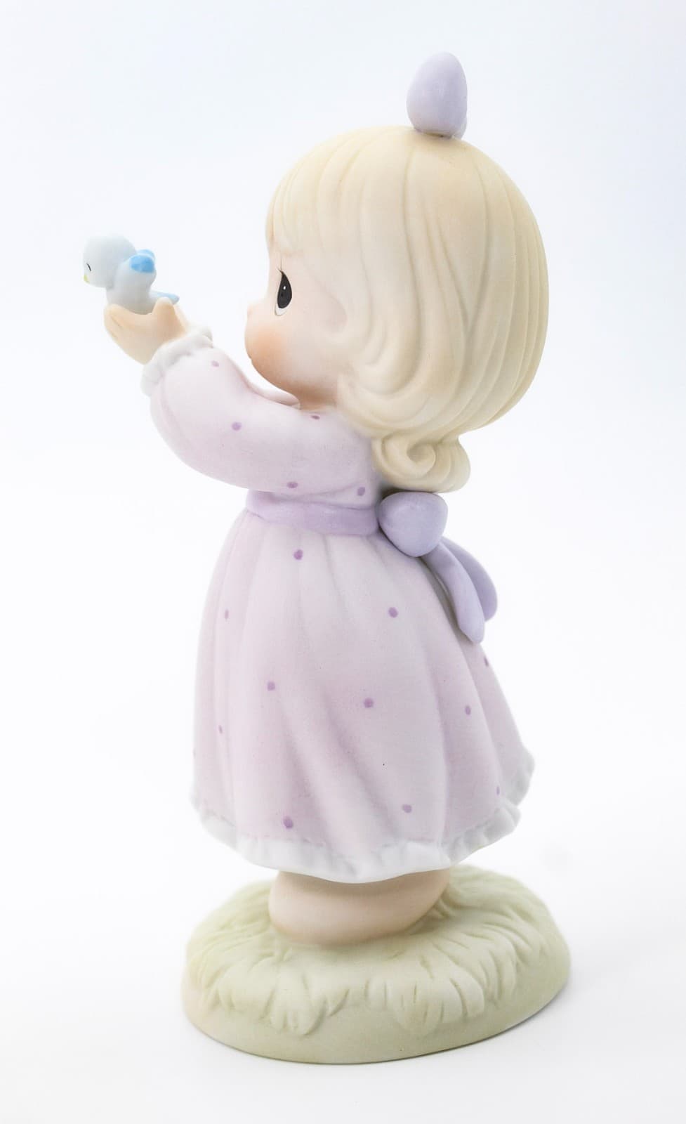 Precious Moments Sharing A Gift Of Love Enesco Porcelain Figurine 1990 - Thumbnail 7