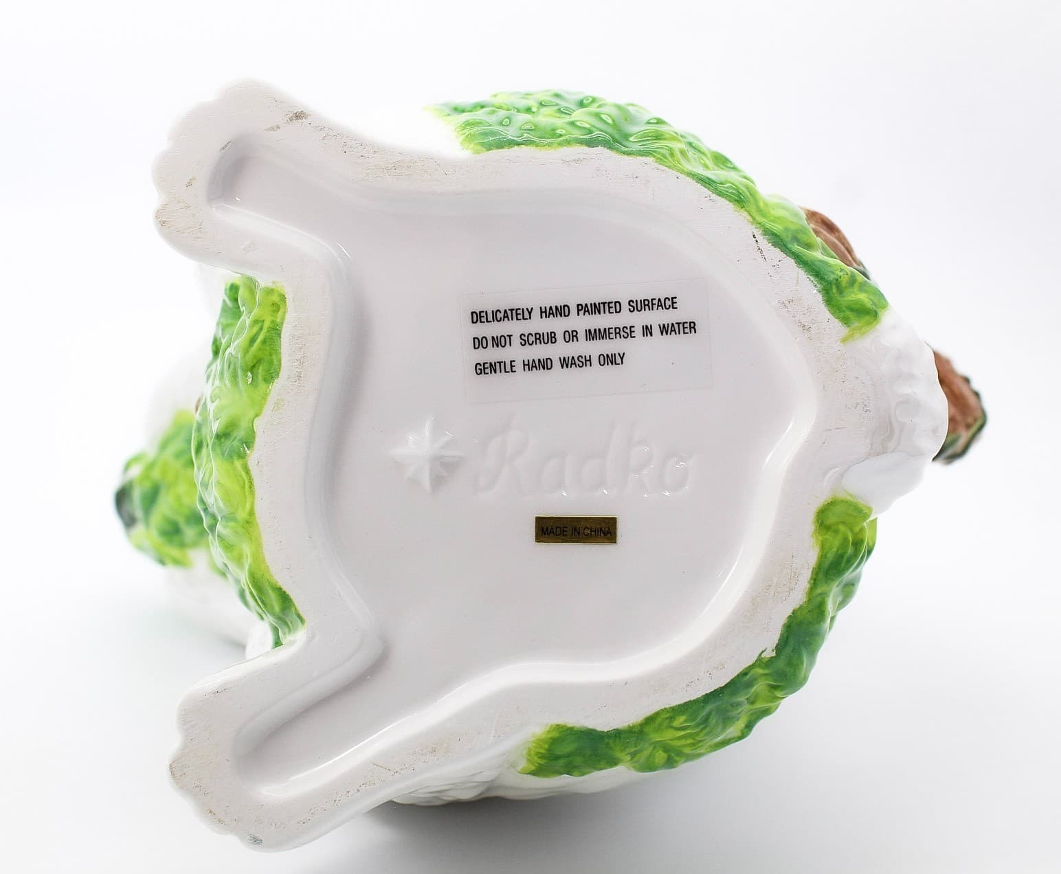 Christopher Radko 2001 Easter Glazed Ceramic Hare Bunny Pitcher Vintage - Thumbnail 12
