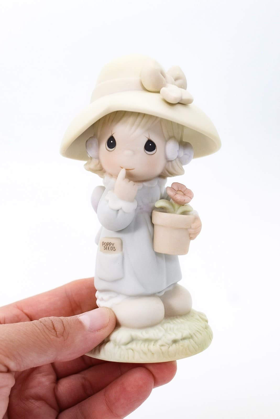 Precious Moments Happy Birthday Poppy Enesco Porcelain Figurine 1987 - Thumbnail 2