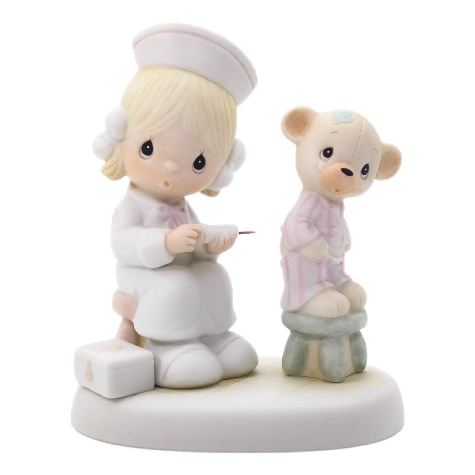 Precious Moments Love Beareth All Things Enesco Porcelain Figurine 1981