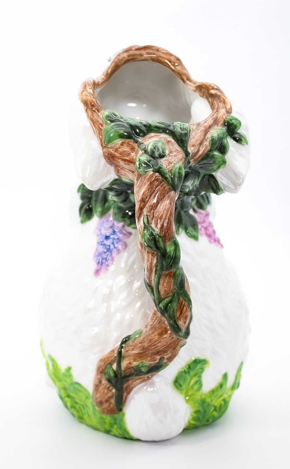 Christopher Radko 2001 Easter Glazed Ceramic Hare Bunny Pitcher Vintage - Thumbnail 5