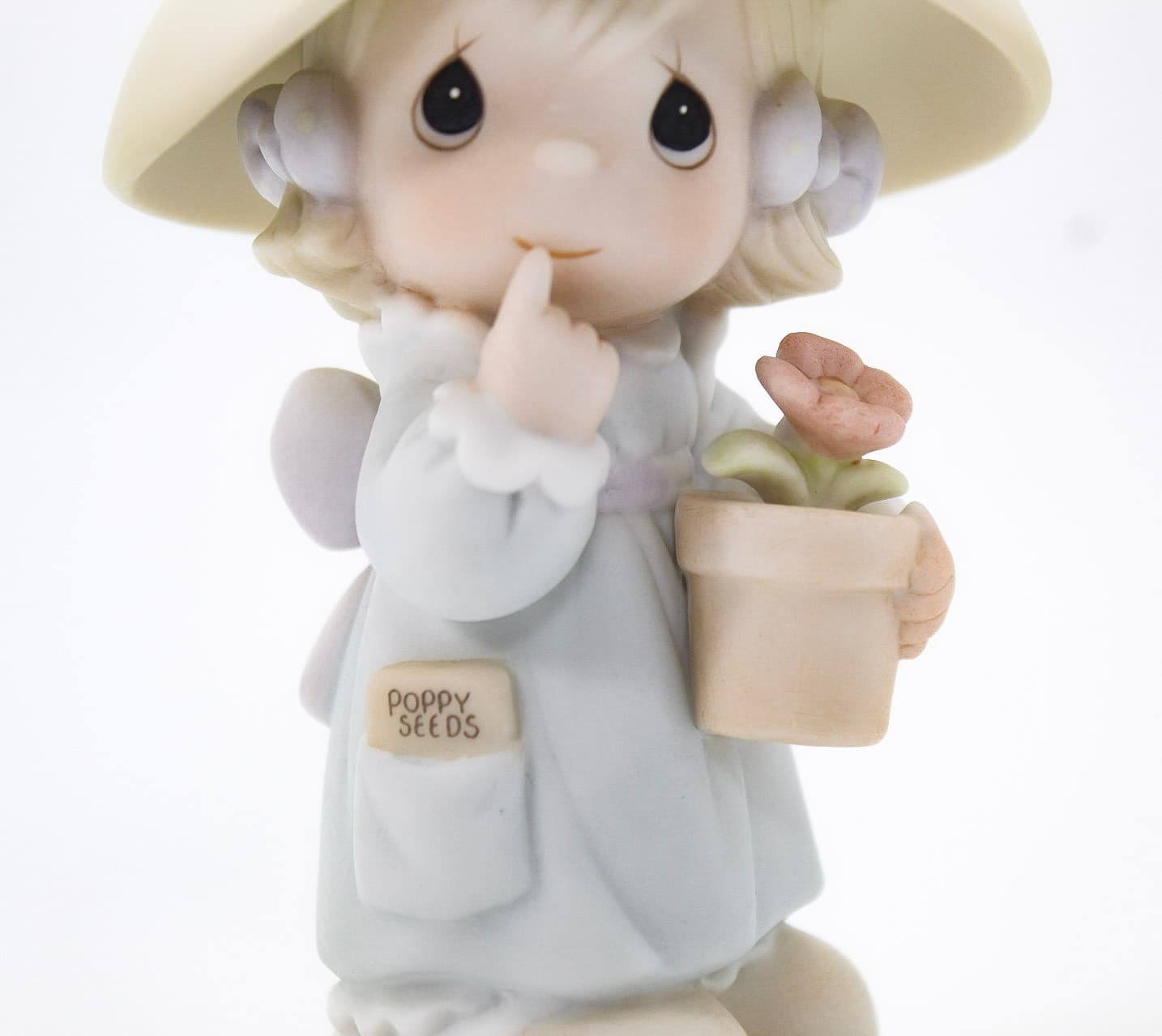 Precious Moments Happy Birthday Poppy Enesco Porcelain Figurine 1987 - Thumbnail 4