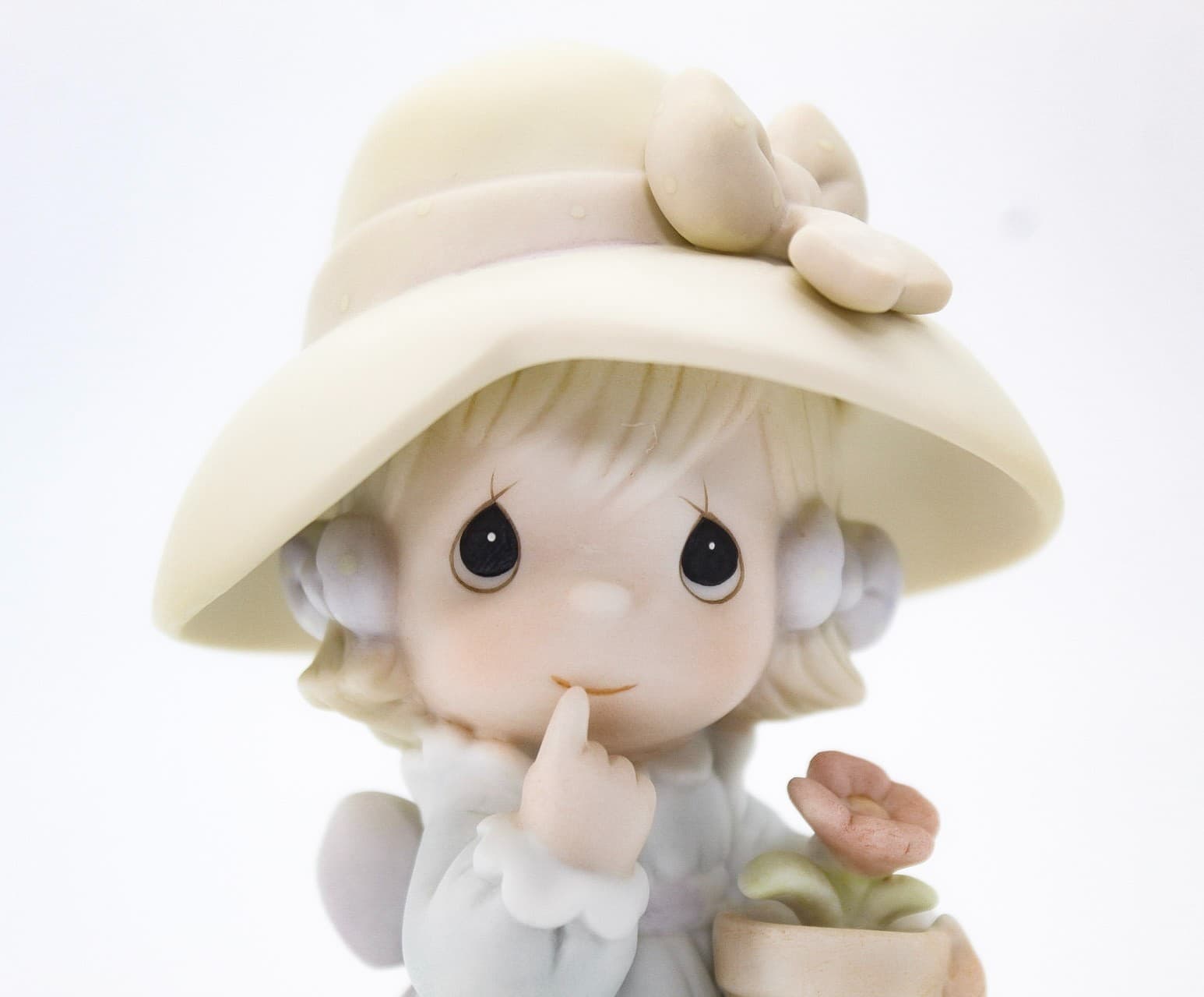 Precious Moments Happy Birthday Poppy Enesco Porcelain Figurine 1987 - Thumbnail 3