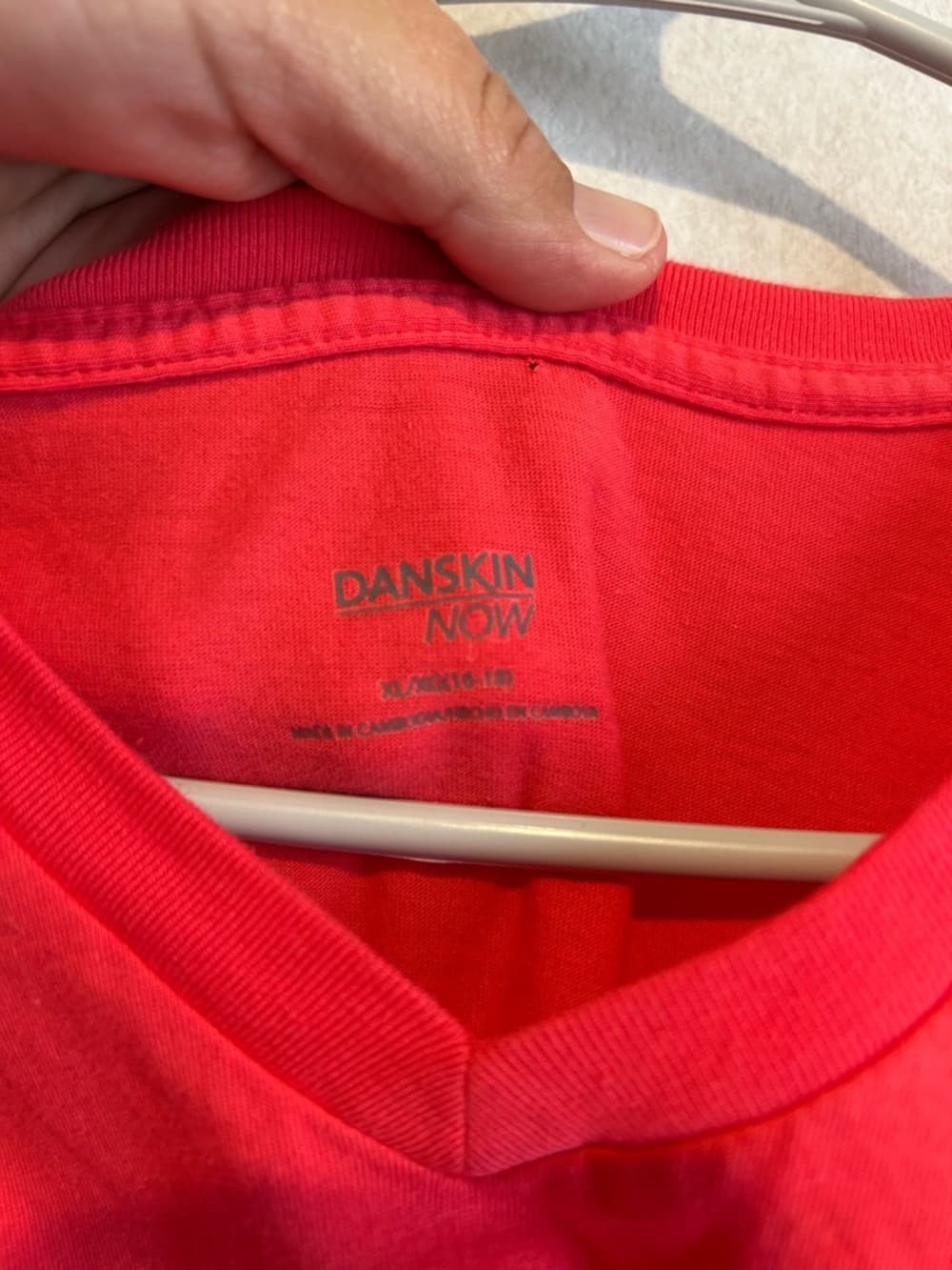Women’s Danskin Now Sports Wear Short Sleeve Pink Tee Shirt Size XL - Thumbnail 2
