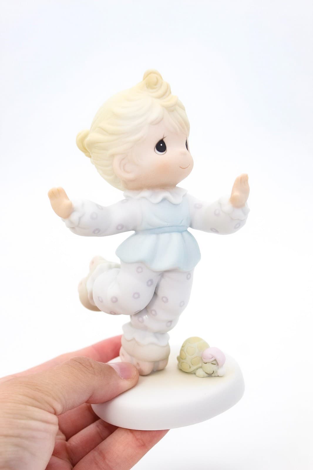 Precious Moments Happy Trip Enesco Porcelain Figurine 1989 - Thumbnail 2