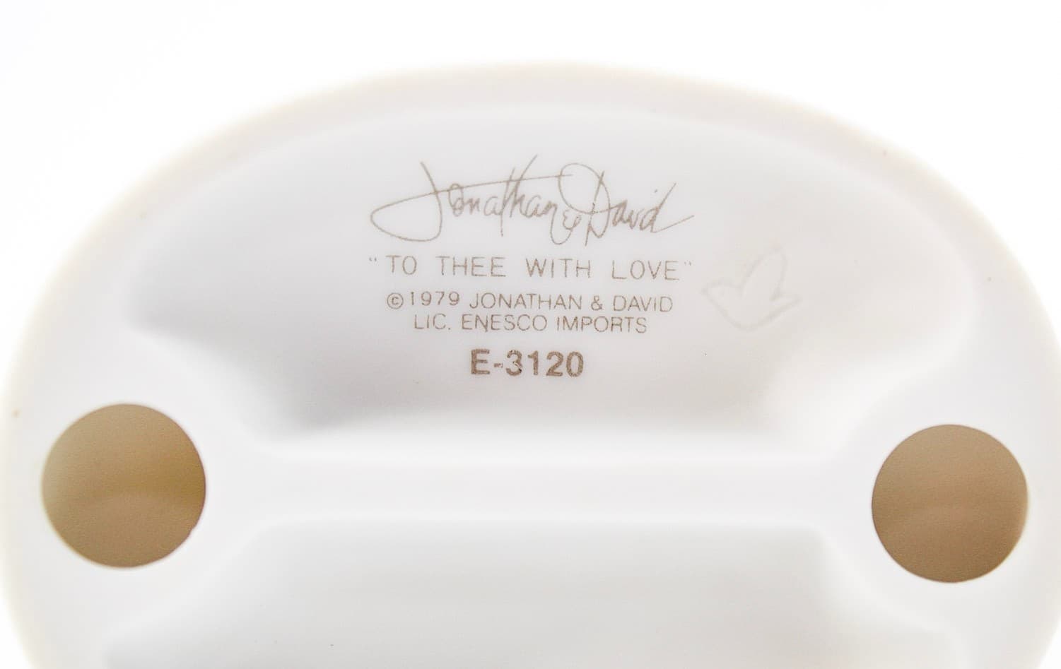 Precious Moments To Thee With Love Enesco Porcelain Figurine 1979 - Thumbnail 6