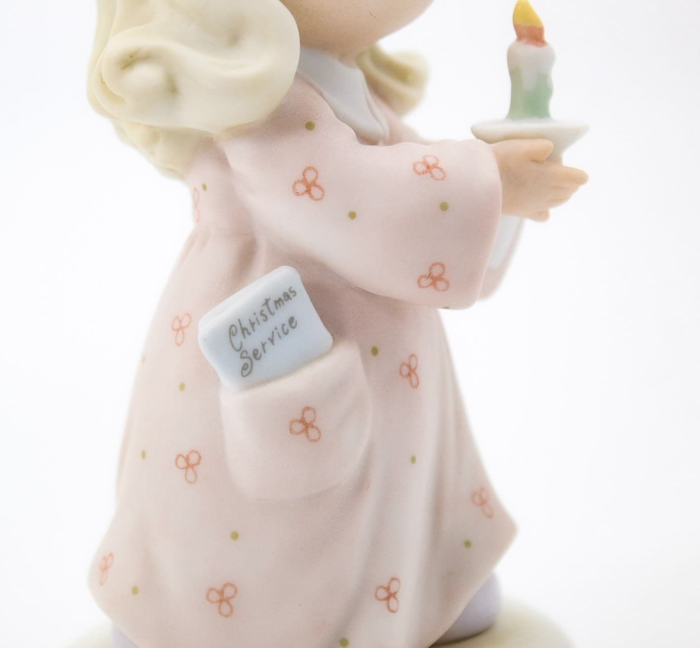 Precious Moments Sharing The Light Of Love Enesco Porcelain Figurine 1997 - Thumbnail 5