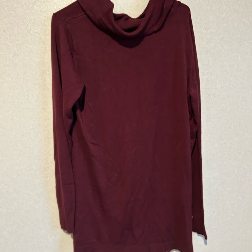 Women’s Maurice’s Long Sleeve Blouse With Wide Long Neck Piece, XL - Thumbnail 2