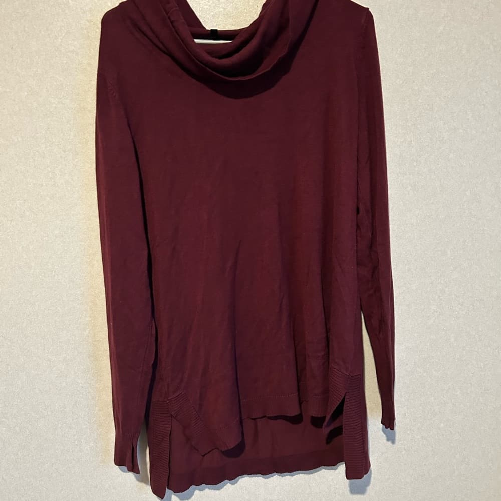 Women’s Maurice’s Long Sleeve Blouse With Wide Long Neck Piece, XL - Thumbnail 3
