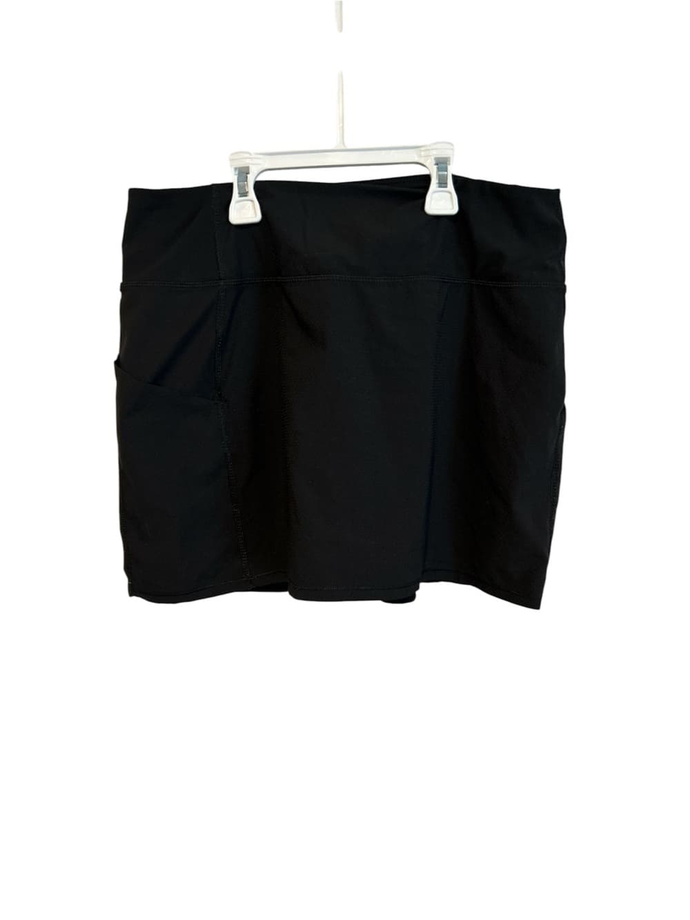 Women’s Avia Black Short, Skirt With Shorts And Side Pockets, Size Medium - Thumbnail 4