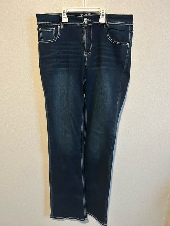 Women’s Rod True Western Blue Jeans With Crystal Accent Back Pockets, 31x36 - Thumbnail 5
