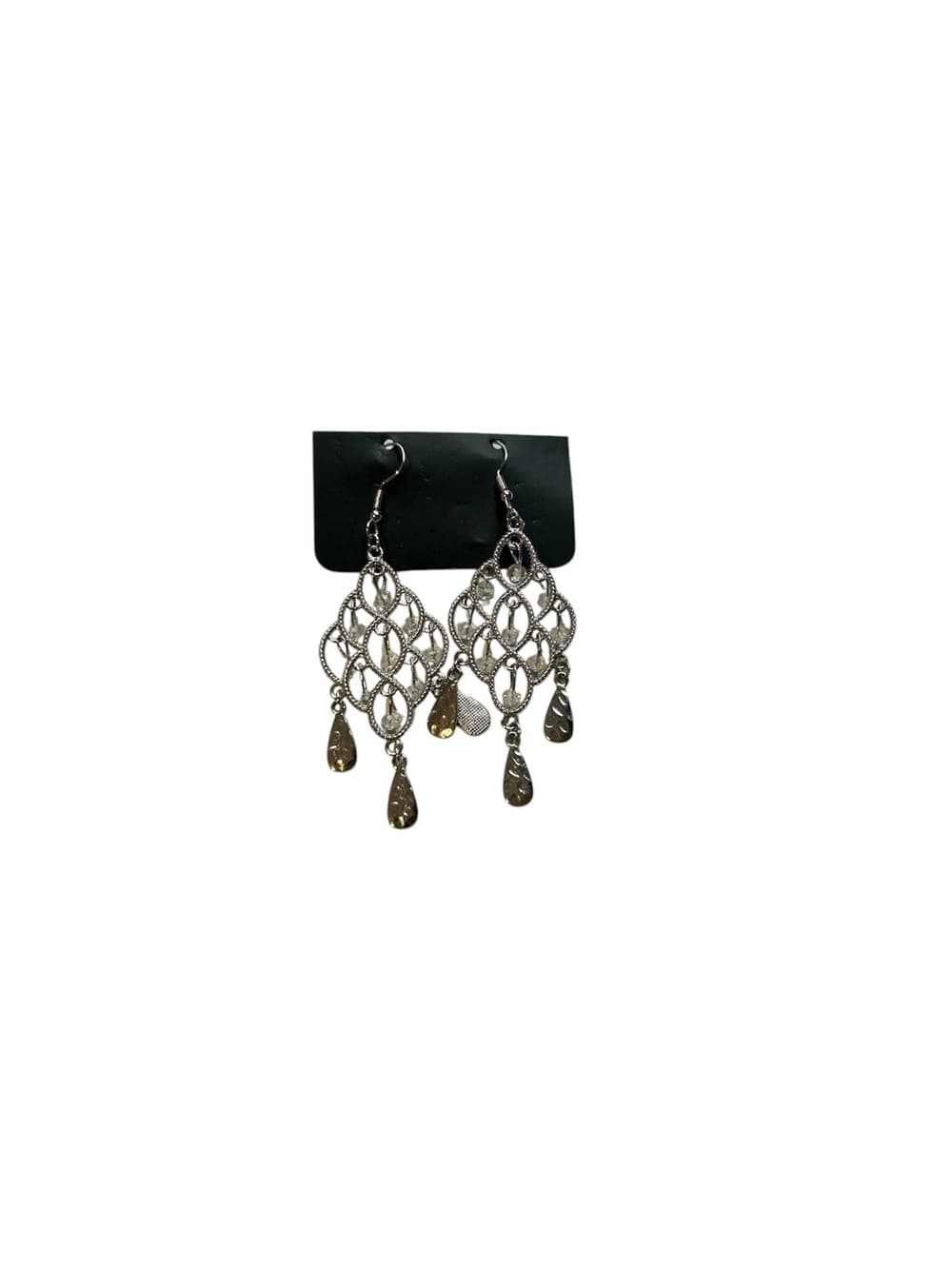 Women’s Dangle Earrings, Fashion Jewelry Earrings With Crystals & Silver color - Thumbnail 2