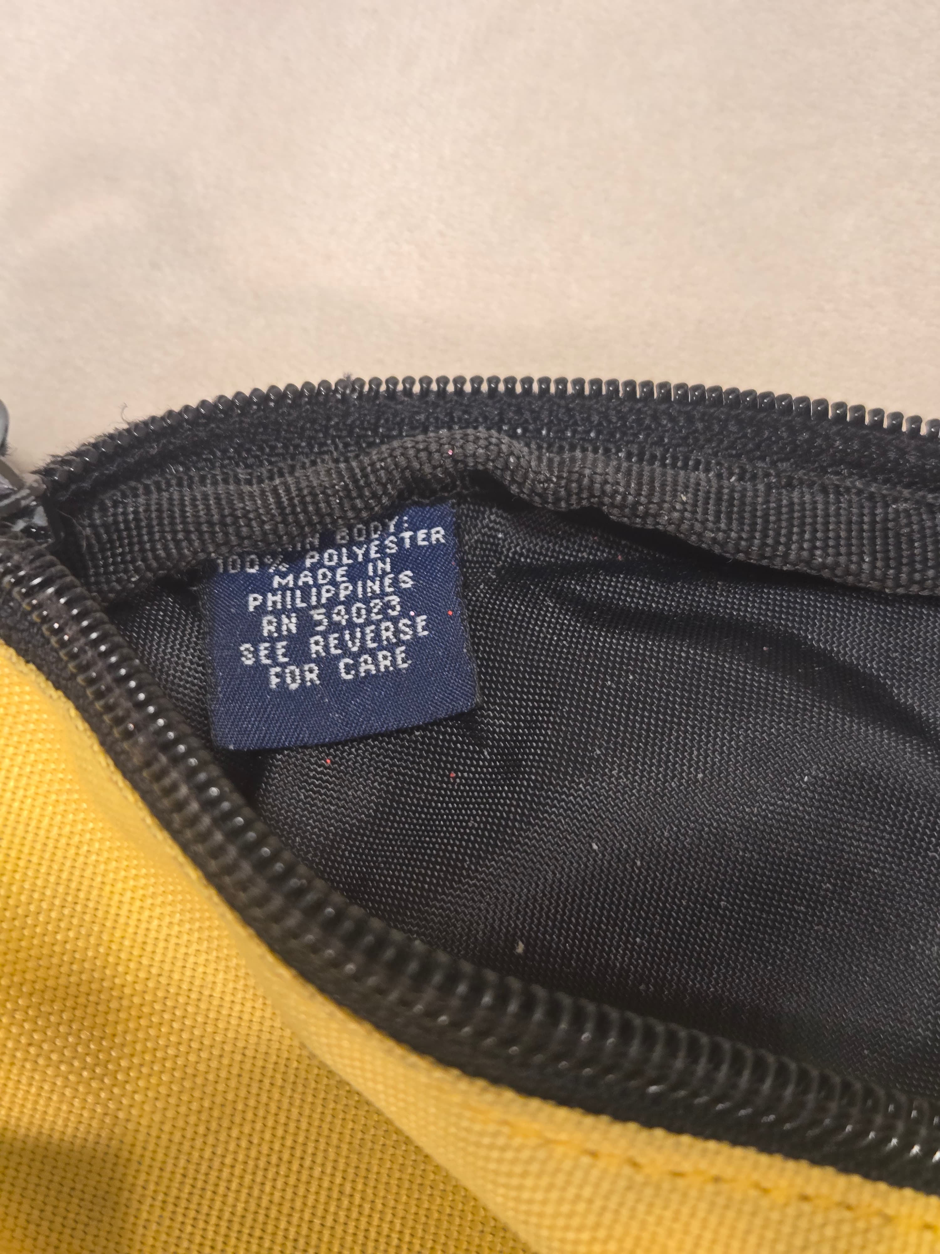 Vintage Gap Y2K Yellow Canvas Sling Utility Backpack Crossbody Bag Multi Zip - Thumbnail 11